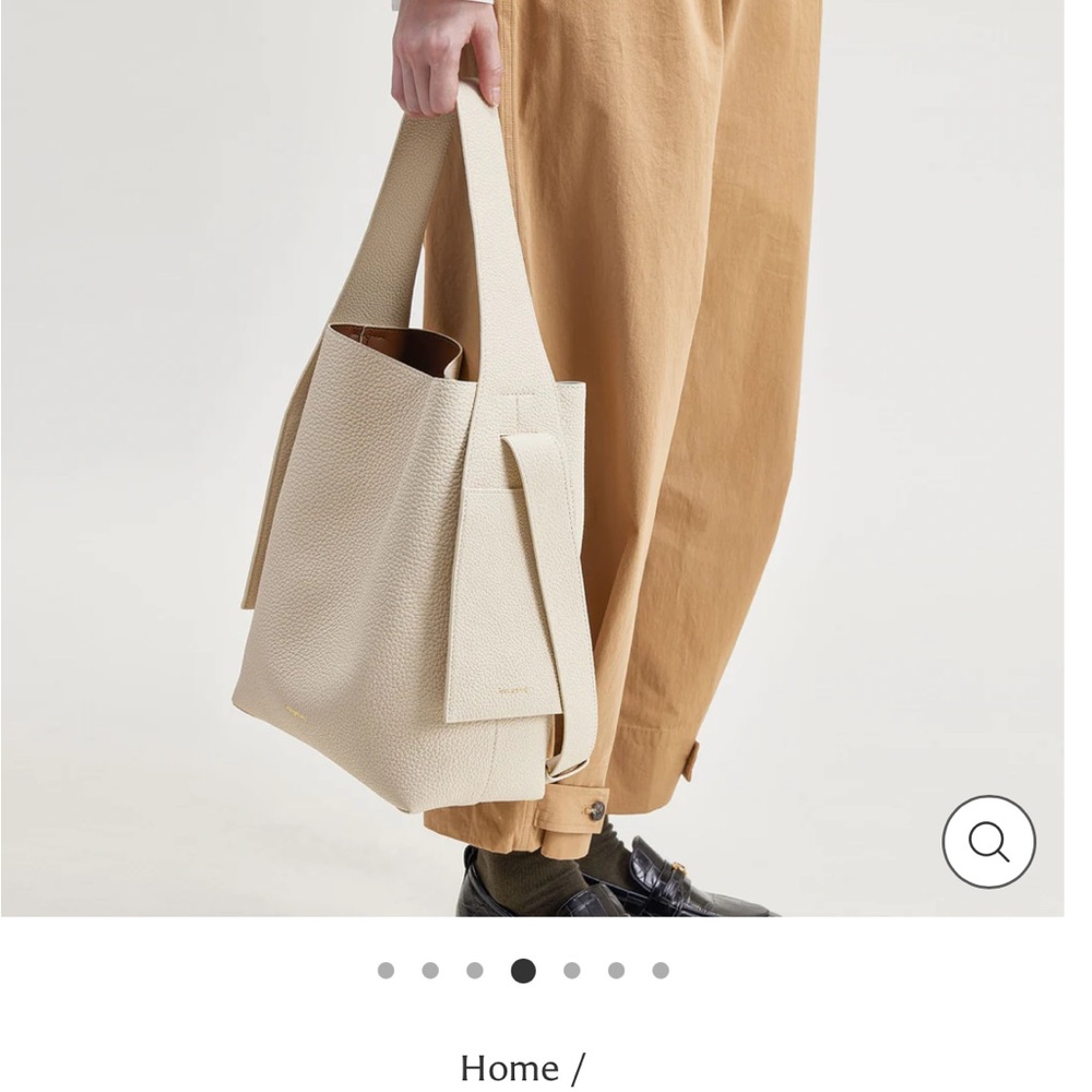 Medium songmont drippy bag in ivory
